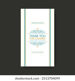 colorful patterned wedding thank you cards