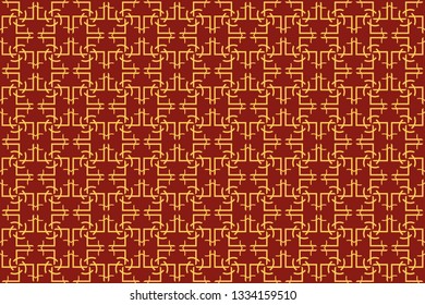Colorful patterns of arbitrary shape. set of design elements for presentation of brochures. Endless pattern for Wallpaper, textile. . Vector illustration