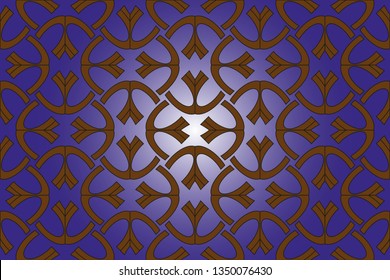 Colorful patterns of arbitrary shape. Set of design elements for presentation of brochures, business cards, and Wallpapers. Abstract pattern. Lighting effects, Vector illustration, blue color, 