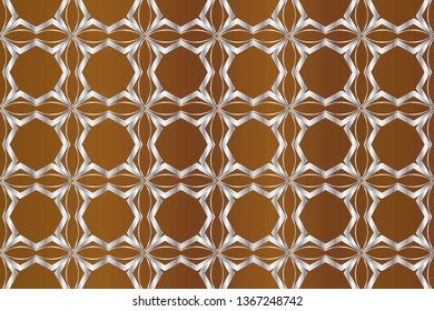 Colorful patterns of arbitrary shape. Set of design elements for presentation of brochures, business cards, and Wallpapers. Abstract pattern. Art background. Vector illustration brown pattern