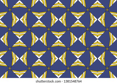 Colorful patterns of arbitrary shape. Set of design elements for presentation of brochures. Endless pattern for Wallpaper, textile. . Vector illustration