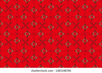 Colorful patterns of arbitrary shape. Set of design elements for presentation of brochures. Endless pattern for Wallpaper, textile. . Vector illustration
