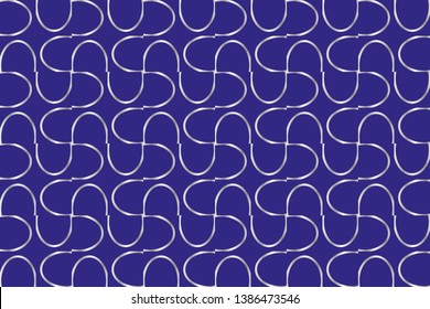 Colorful patterns of arbitrary shape. Set of design elements for presentation of brochures, business cards, and Wallpapers. Abstract pattern.. Vector illustration.Silver patterns on blue background 