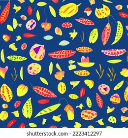 Colorful Patterns Background Illustration Vector Cartoon Drawing