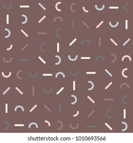 Colorful Patterns. Memphis Mosaic Design.