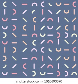 Colorful Patterns. Memphis Mosaic Design.