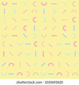 Colorful Patterns. Memphis Mosaic Design.