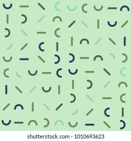 Colorful Patterns. Memphis Mosaic Design.