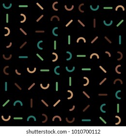 Colorful Patterns. Memphis Mosaic Design.