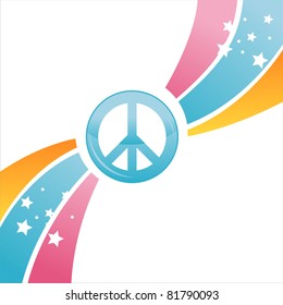 colorful peace background
