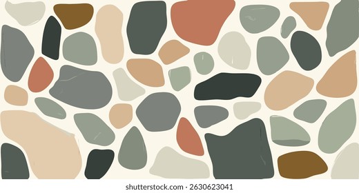 Colorful Pebble Texture Image  Background