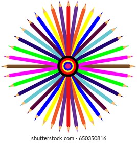 Colorful pencils