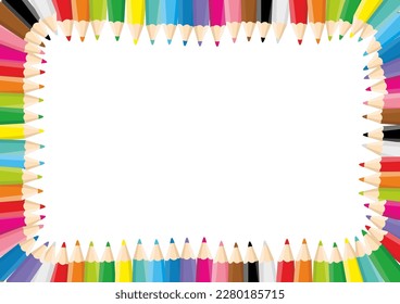 Colored Pencils Supplies Stock Illustrations, Cliparts and Royalty Free  Colored Pencils Supplies Vectors