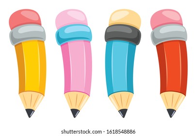 Colorful Pencils For Kids Education