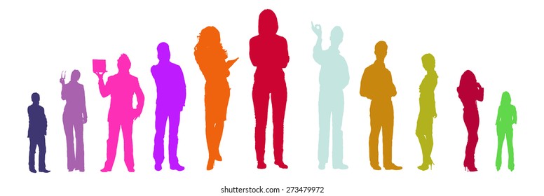 Colorful people