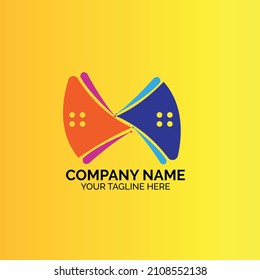 Colorful people community logo design collection. Set of human relationship, charity, teamwork and friendship logo template. Colorful circle vector icon