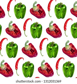 
colorful pepper pattern
