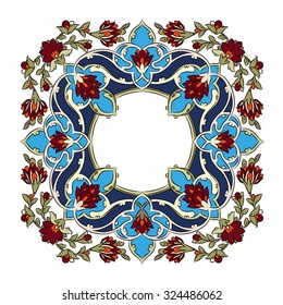 Colorful Persian frame