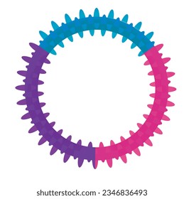 Colorful pet toy. vector illustration