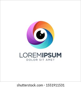 Colorful Photography Logo Vector Illustration 