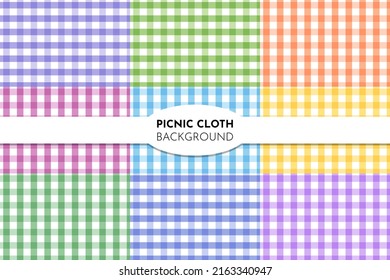 Farbige Muster für Picnic Cloths