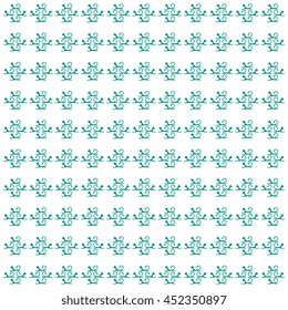 Colorful picture: the cute pattern of cats silhouettes on a white background