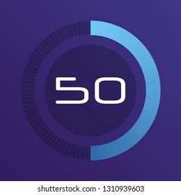 Colorful pie charts. Circular interval timer. Percentage vector infographics. Business infographics. Loading and buffering percentage icon set. 