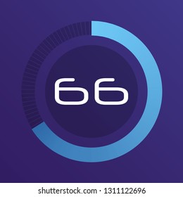 Colorful pie charts. Circular interval timer. Percentage vector infographics. Business infographics. Loading and buffering percentage icon set. 