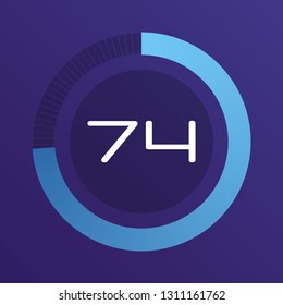 Colorful pie charts. Circular interval timer. Percentage vector infographics. Business infographics. Loading and buffering percentage icon set. 