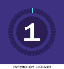 Colorful pie charts. Circular interval timer and stopwatch. Percentage vector and beautiful infographics. Business infographics. Loading and buffering the percentage set of icons.