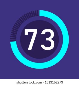 Colorful pie charts. Circular interval timer and stopwatch. Percentage vector and beautiful infographics. Business infographics. Loading and buffering the percentage set of icons.