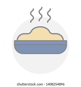 Colorful pie icon isolated on white background. Cooking symbol modern, simple, vector, icon for website design, mobile app, ui. Vector Illustration