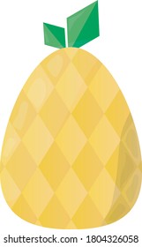 colorful pineapple vector logo design