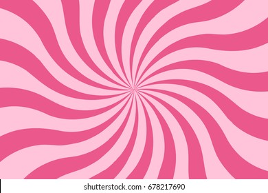 Colorful Pink Candy Pattern Background. Vector