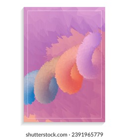 plantilla de fondo color rosa esponjoso con espacio para texto