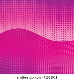 Colorful pink and violet polygon background