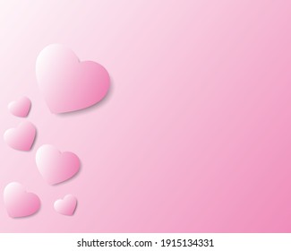 Colorful pink wallpapers suitable for Valentine days.