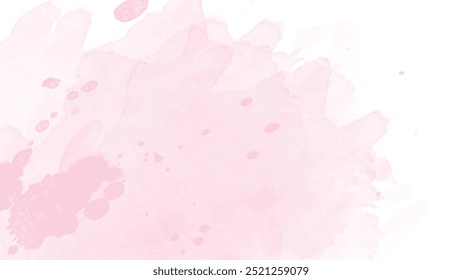 colorful pink watercolor abstract background design