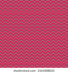 Colorful pinkish geometric shape seamless pattern. Geometry shapes with pink and ash colour shades. 