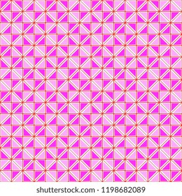 Colorful pinky geometric seamless pattern vector.