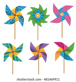 Colorful Pinwheel Collection