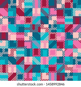 Colorful Pixel abstract  background,Vector illustration