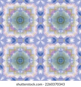 Farbige Pixelkunst Muster nahtloser grafischer Hintergrund.