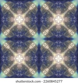 Farbige Pixelkunst Muster nahtloser grafischer Hintergrund.