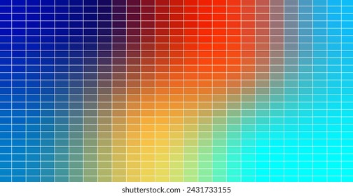 Colorful Pixel Mosaic Tile Texture Pattern or Technology Background. Vector Illustration