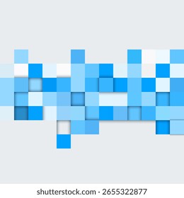 Colorful Pixel Wave Pattern in Blue, Pink, and Purple Tones