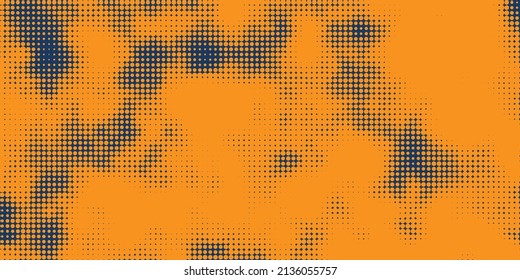 Colorful Pixelated Random Shapes Pattern - Abstract Dotted Cloudy Background Design in Editable Vector Format