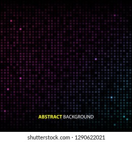 Colorful pixels background. Abstract square mosaic pattern.