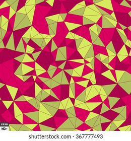 Colorful Pixels Mosaic. Abstract Background. Polygonal Vector Illustration.  