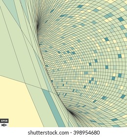 Colorful Pixels Mosaic. Abstract Background. Polygonal Vector Illustration. 
